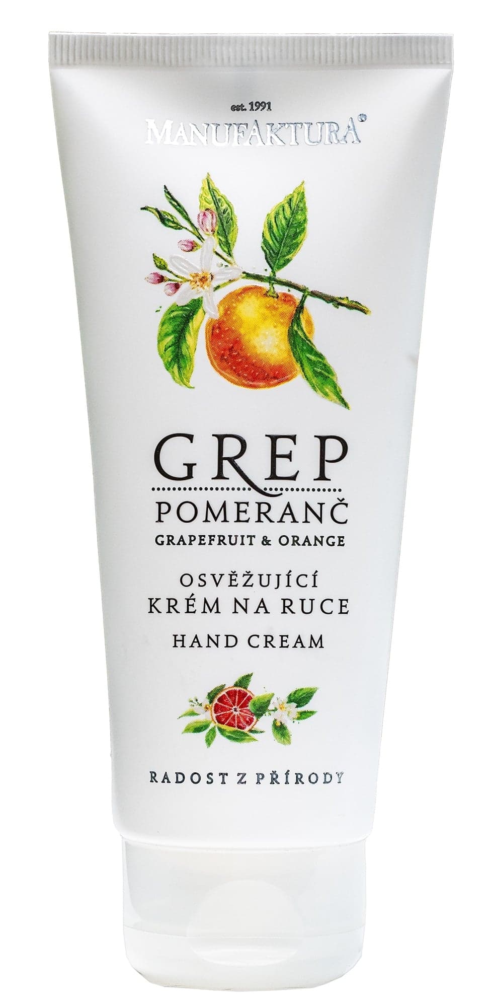 Manufaktura Osvěžující krém na ruce Pomeranč & Grep