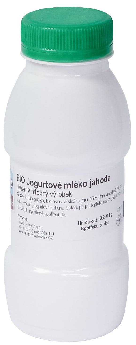 Ekofarma Javorník BIO Jogurtové mléko jahoda