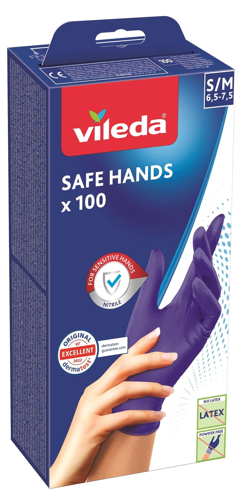 Vileda Simple jednorázové rukavice S/M