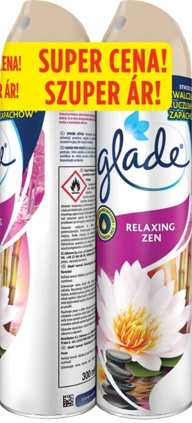 Glade Relaxing zen aerosol duopack (2×0,3 l)