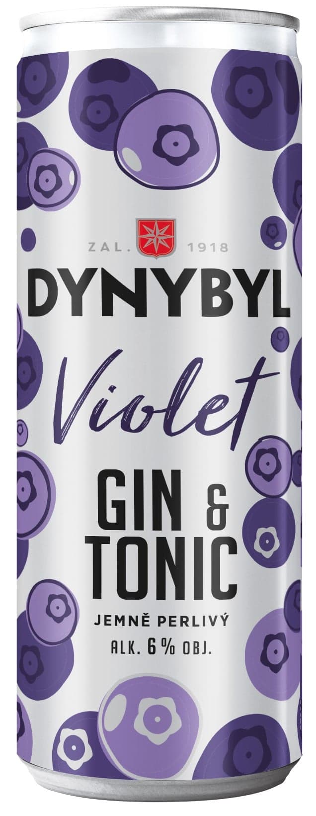 Dynybyl Gin & Tonic Violet Ready to Drink 6% obj. plech