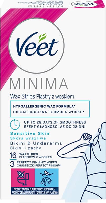Veet Minima Hypoalergenní voskové pásky bikiny a podpaží