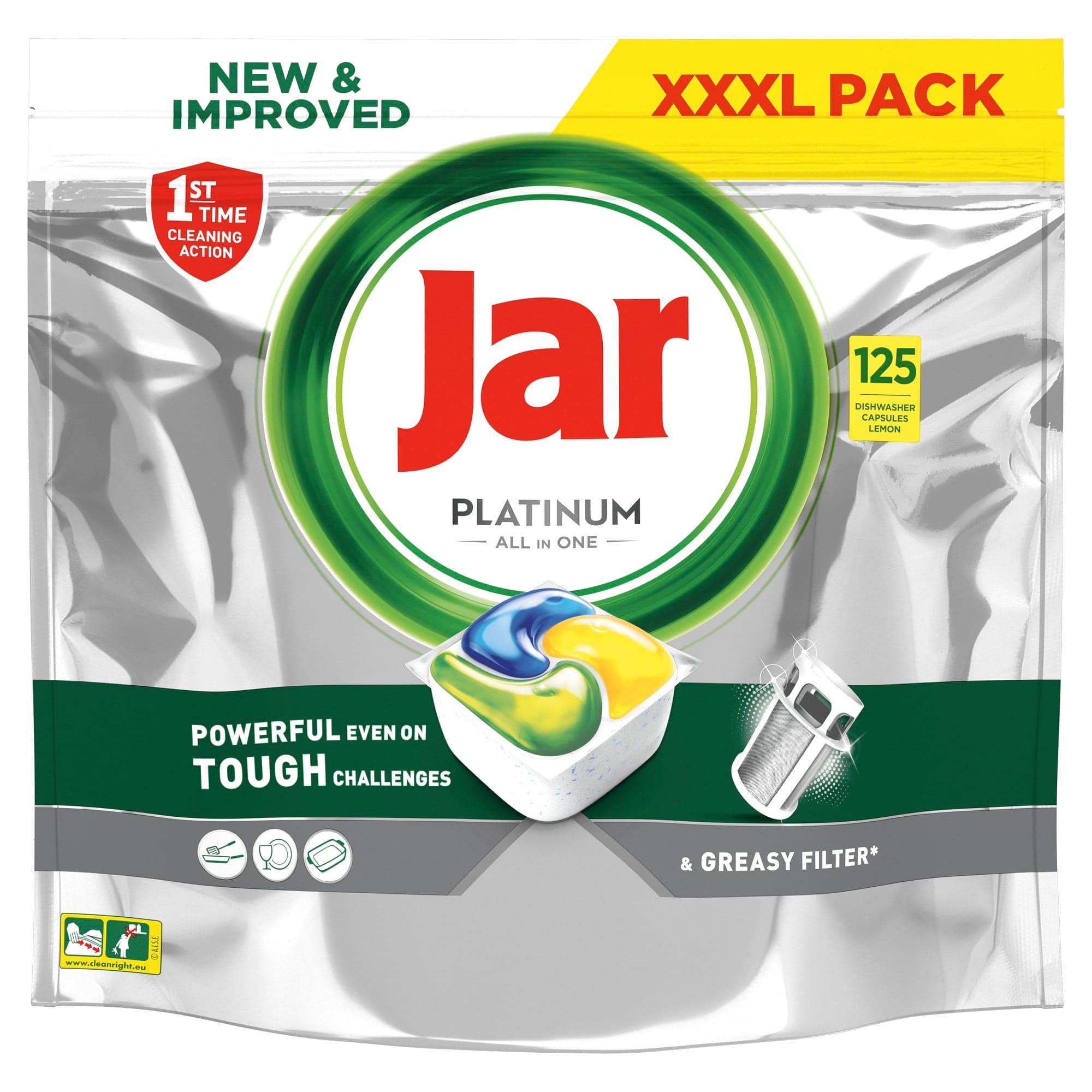 Jar Platinum Lemon kapsle do myčky