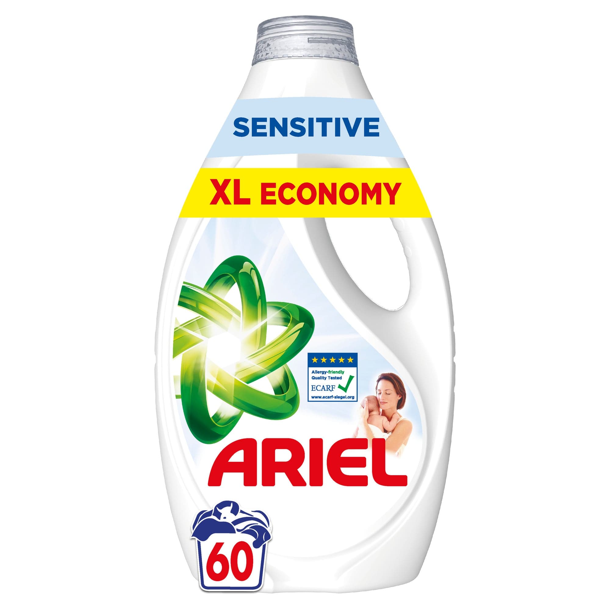 Ariel Sensitive prací gel (2,7 l)