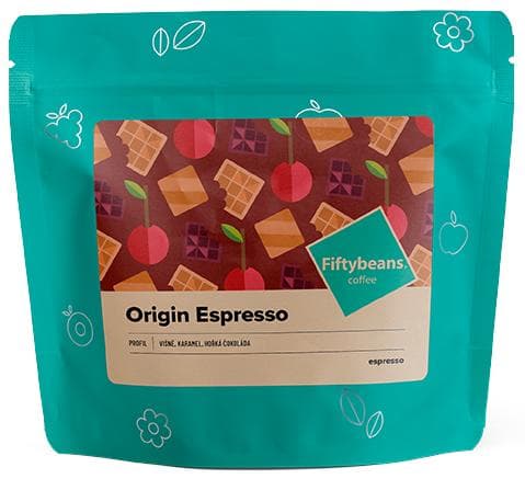 Fiftybeans Origin espresso zrnková káva