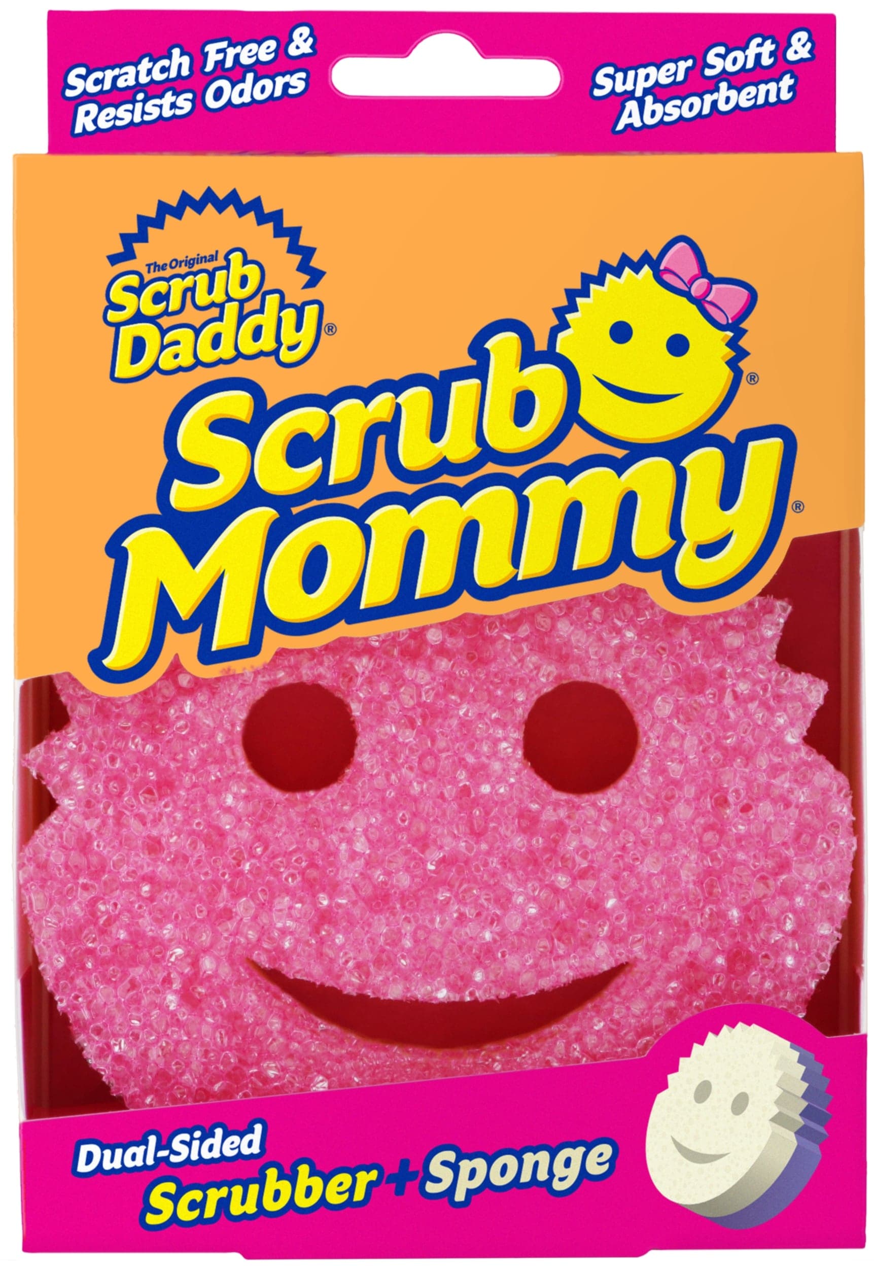 Scrub Mommy Houbička růžová
