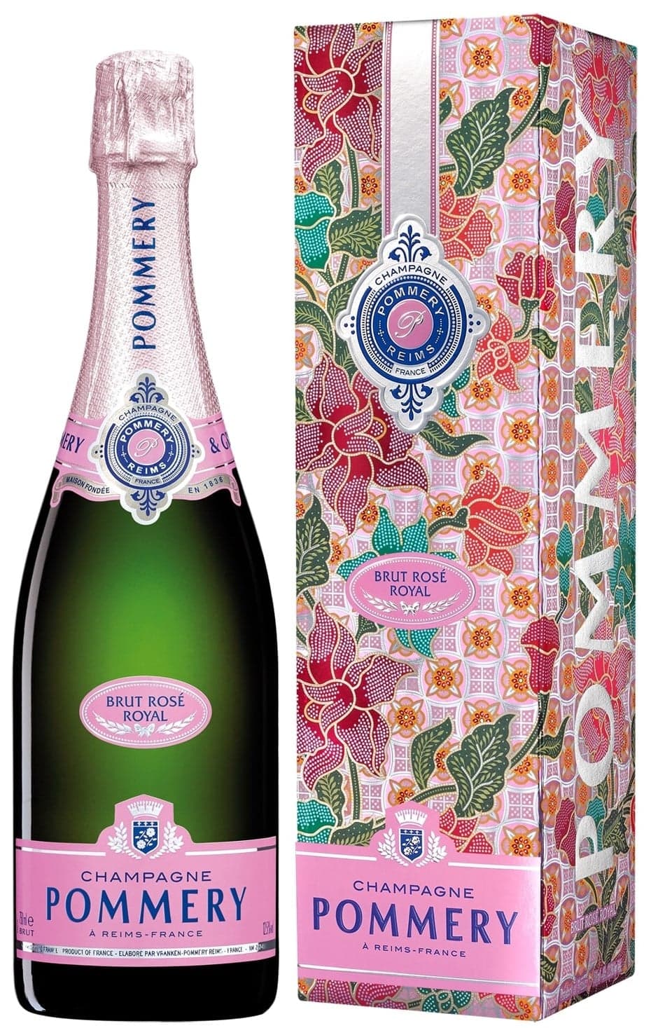 Champagne Pommery Brut Rosé Royal, Gift box, limitovaná edice