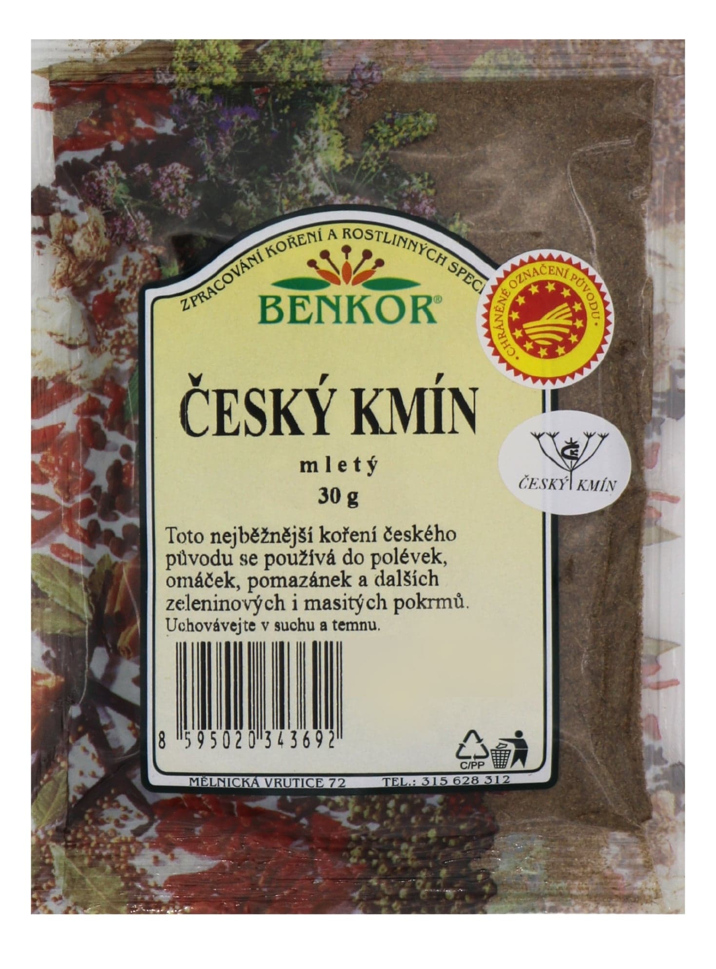 Benkor Český kmín mletý