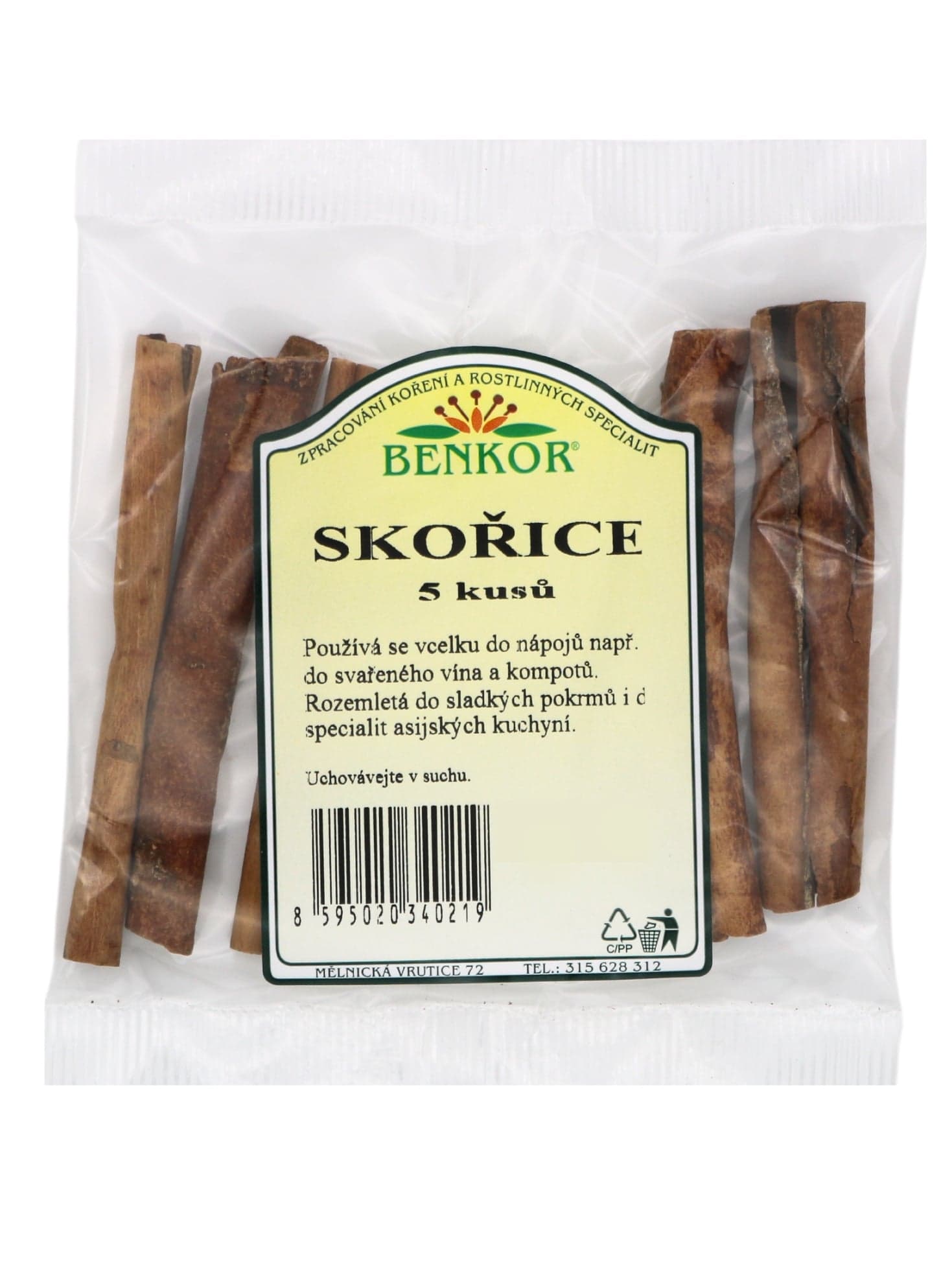 Benkor Skořice celá