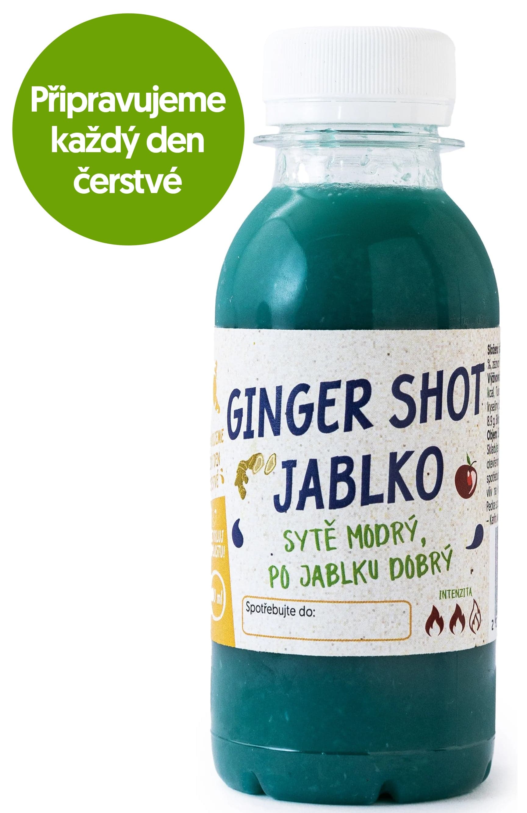 Ginger Shot se spirulinou
