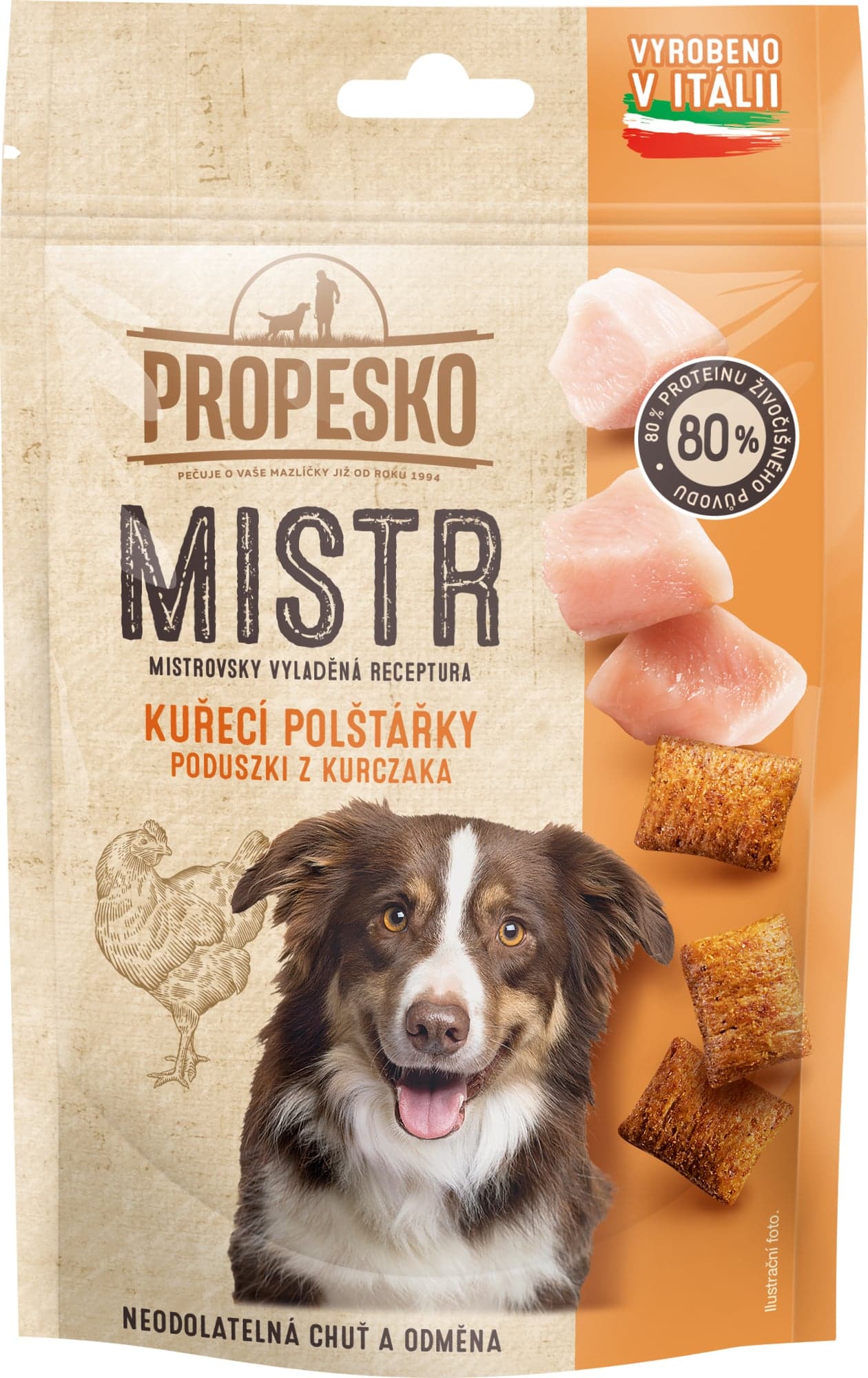 Propesko Mistr Křupavé polštářky s kuřecím