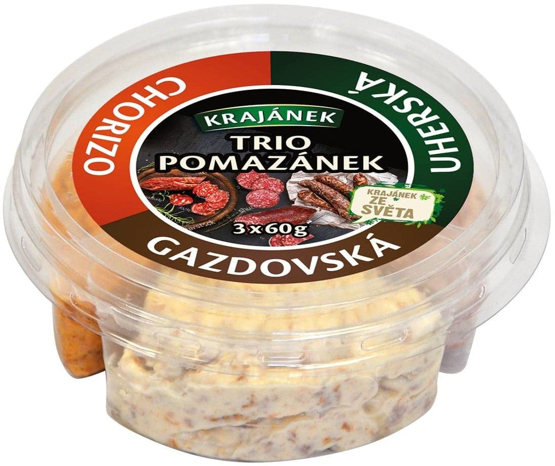 Krajánek Trio pomazánek ze světa