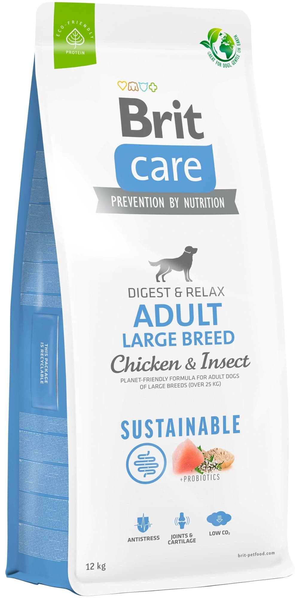 Brit Care Sustainable Adult Large Breed Chicken & Insect pro psy