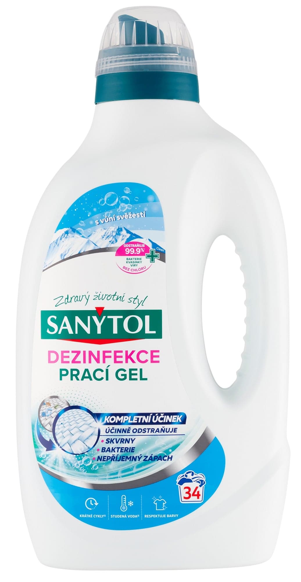 Sanytol Dezinfekční prací gel s vůní svěžesti (1,7 l)