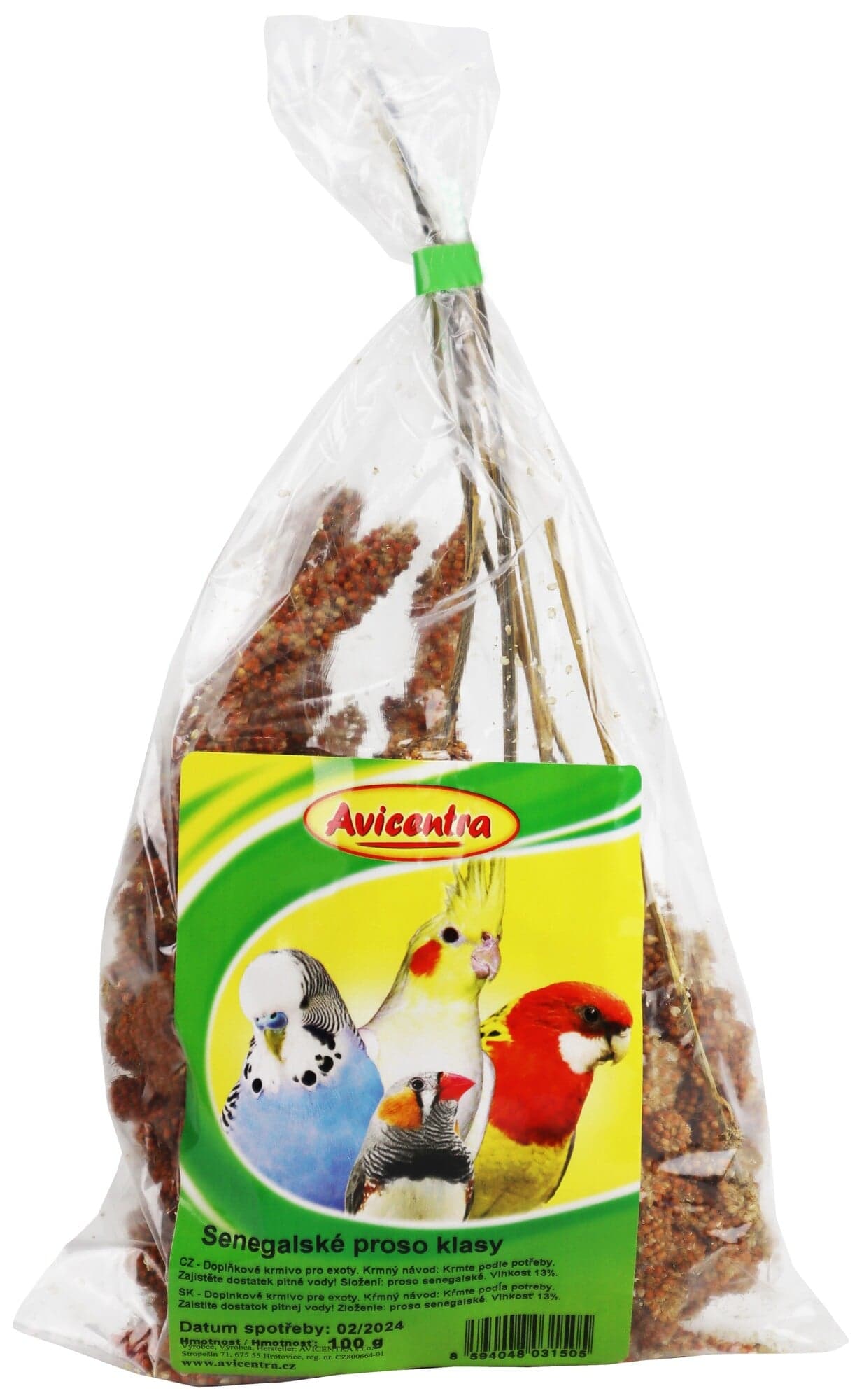 Avicentra Senegalské proso klasy