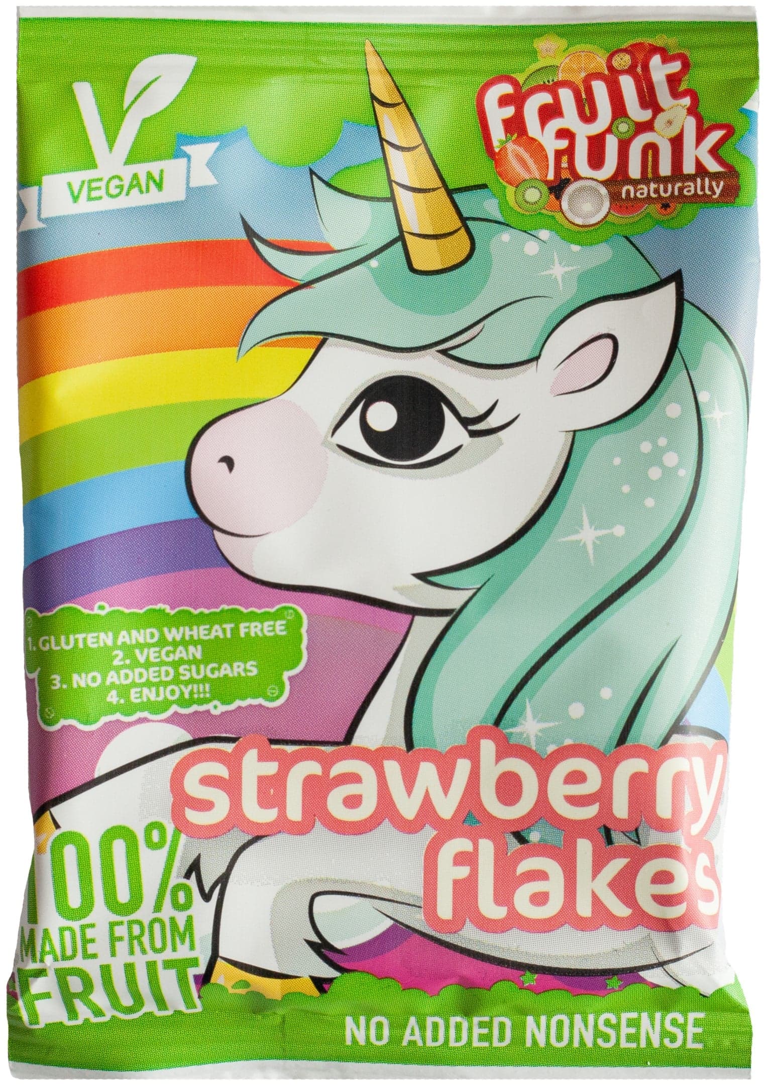 Fruitfunk Happybag jahodové plátky Jednorožec
