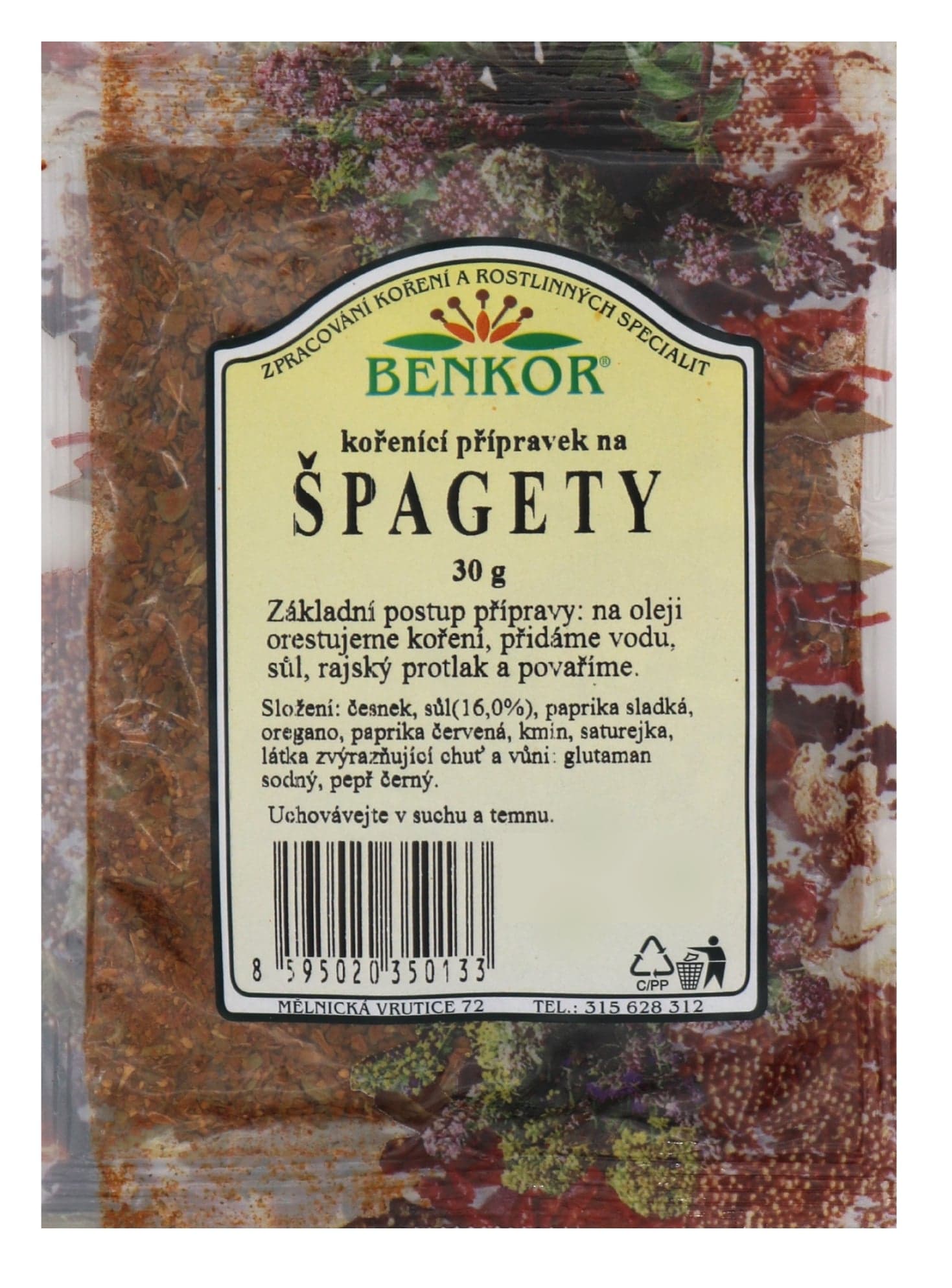 Benkor koření na špagety