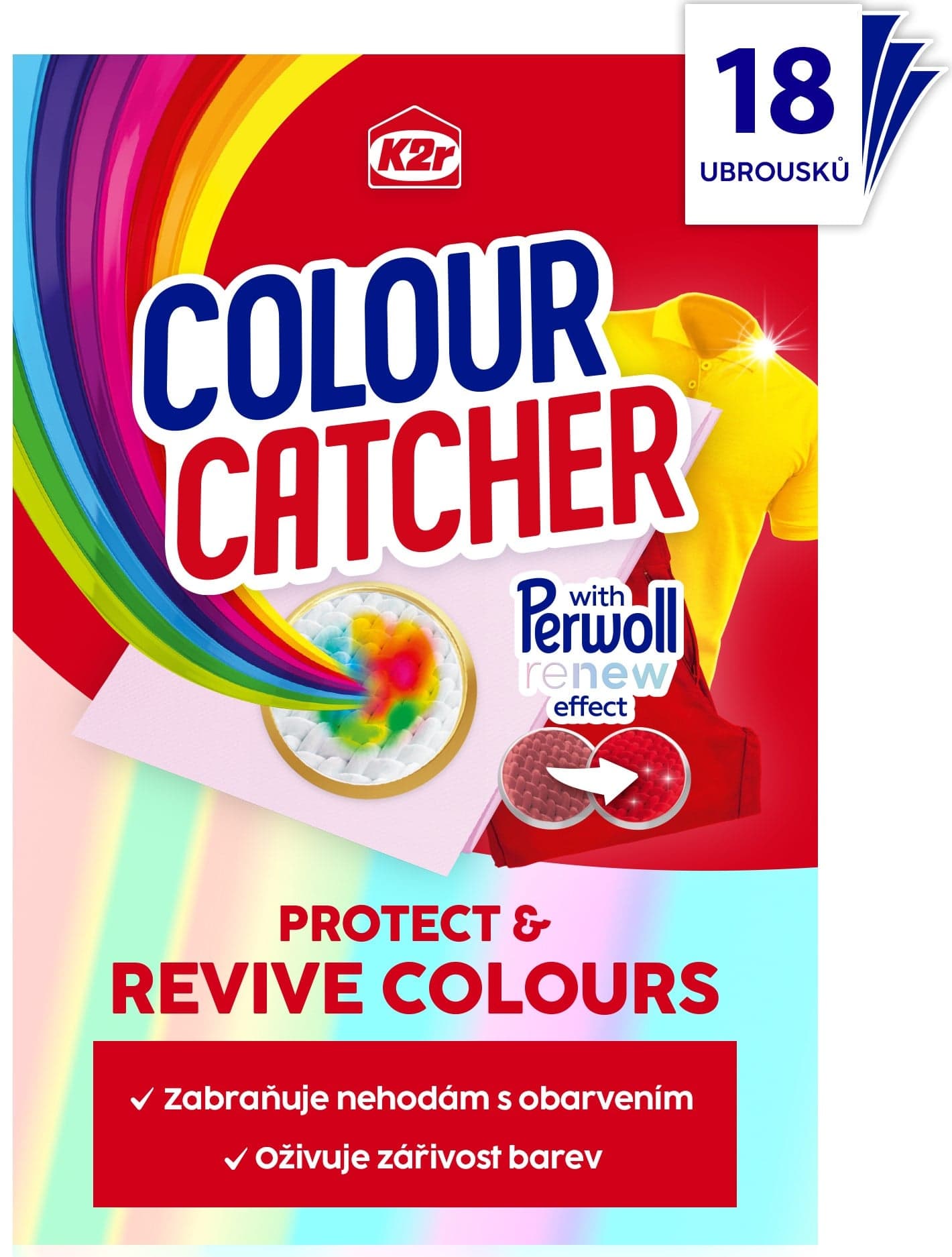 Colour Catcher prací ubrousky pro obnovení barvy a proti obarvení