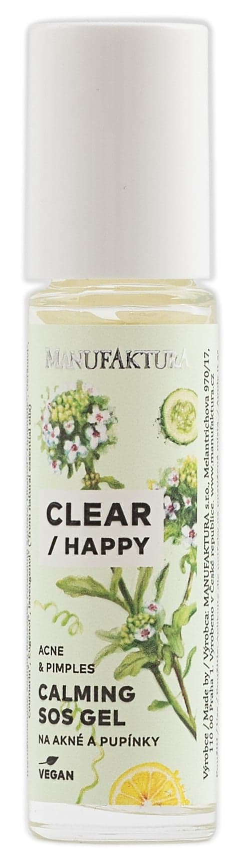 Manufaktura SOS gel na akné a pupínky Clear & Happy