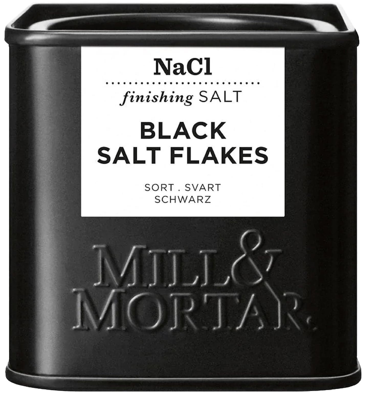 Mill & Mortar Černá sůl vločky
