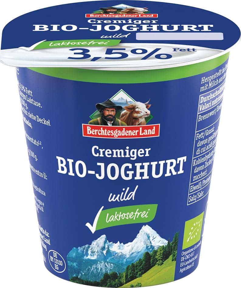Berchtesgadener Land BIO Bílý jogurt bez laktózy