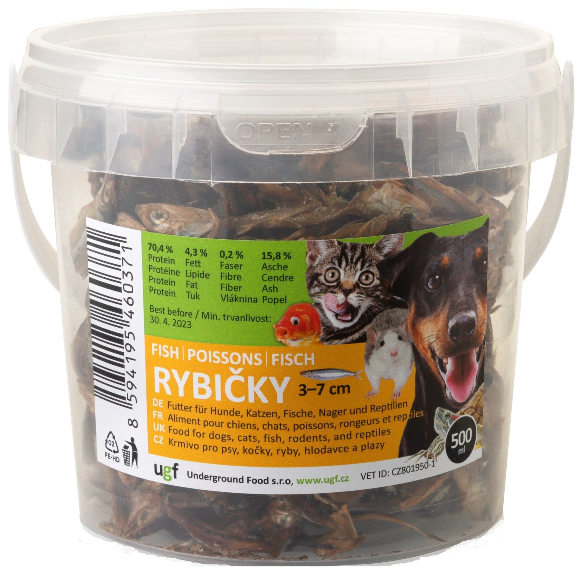 Underground Food Rybičky 3–7 cm
