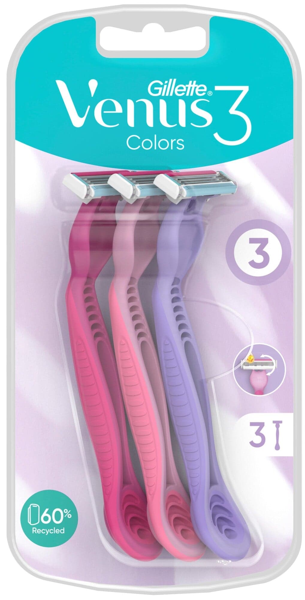 Gillette Venus 3 Colors pohotová holítka