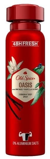 Old Spice Oasis deodorant ve spreji pro muže s vůní kouřové vanilky