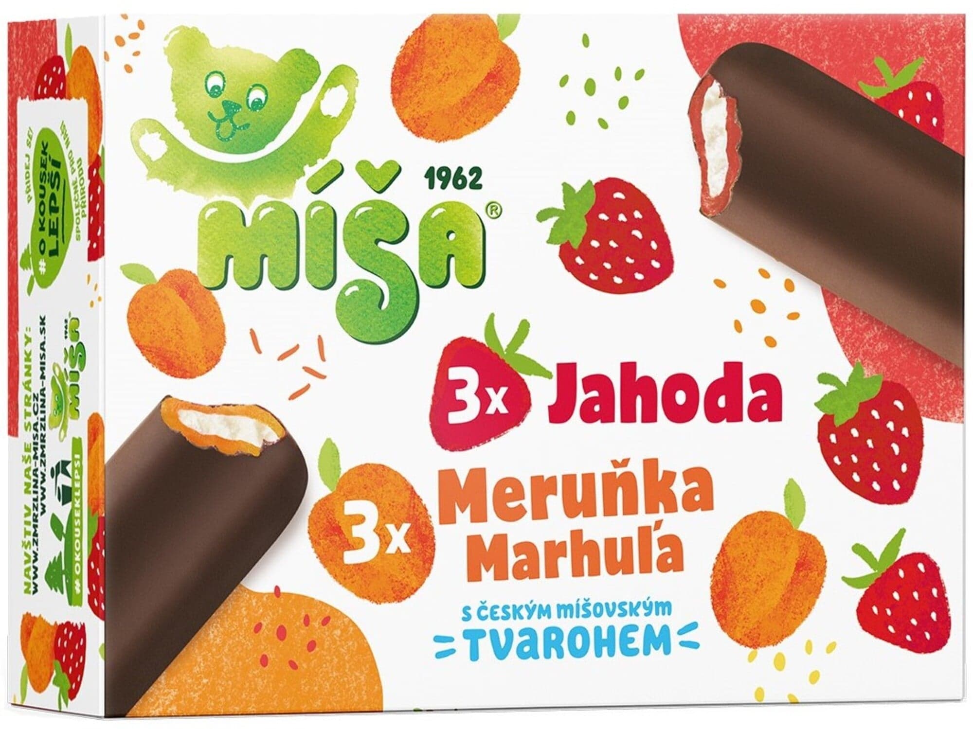 Míša Multipack ovocných nanuků (6×55 ml)