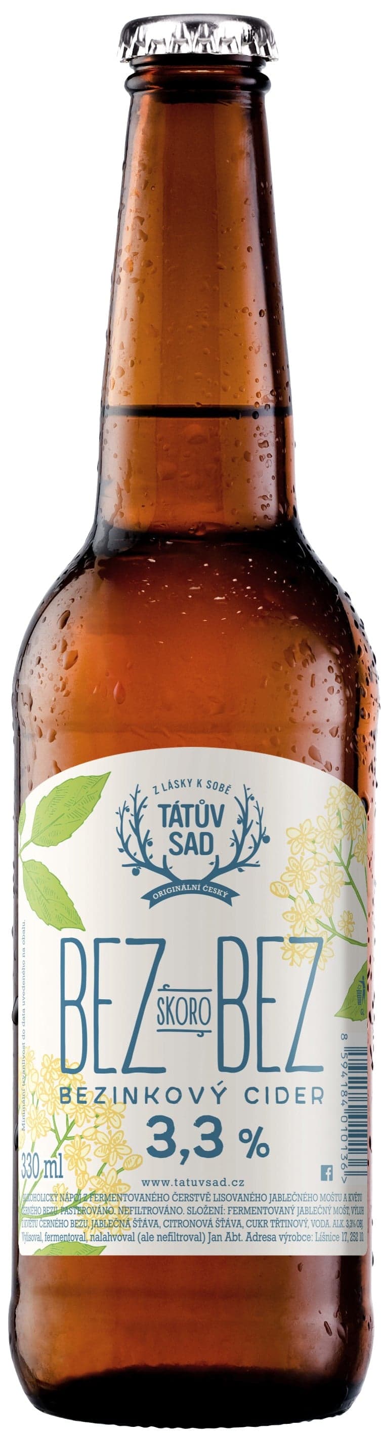 Tátův sad Bez skoro bez bezinkový cider