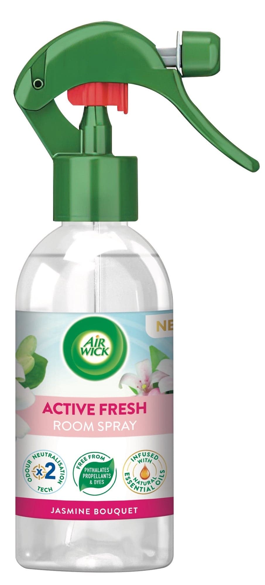 Air Wick Active Fresh osvěžovač vzduchu ve spreji – jasmínové květy