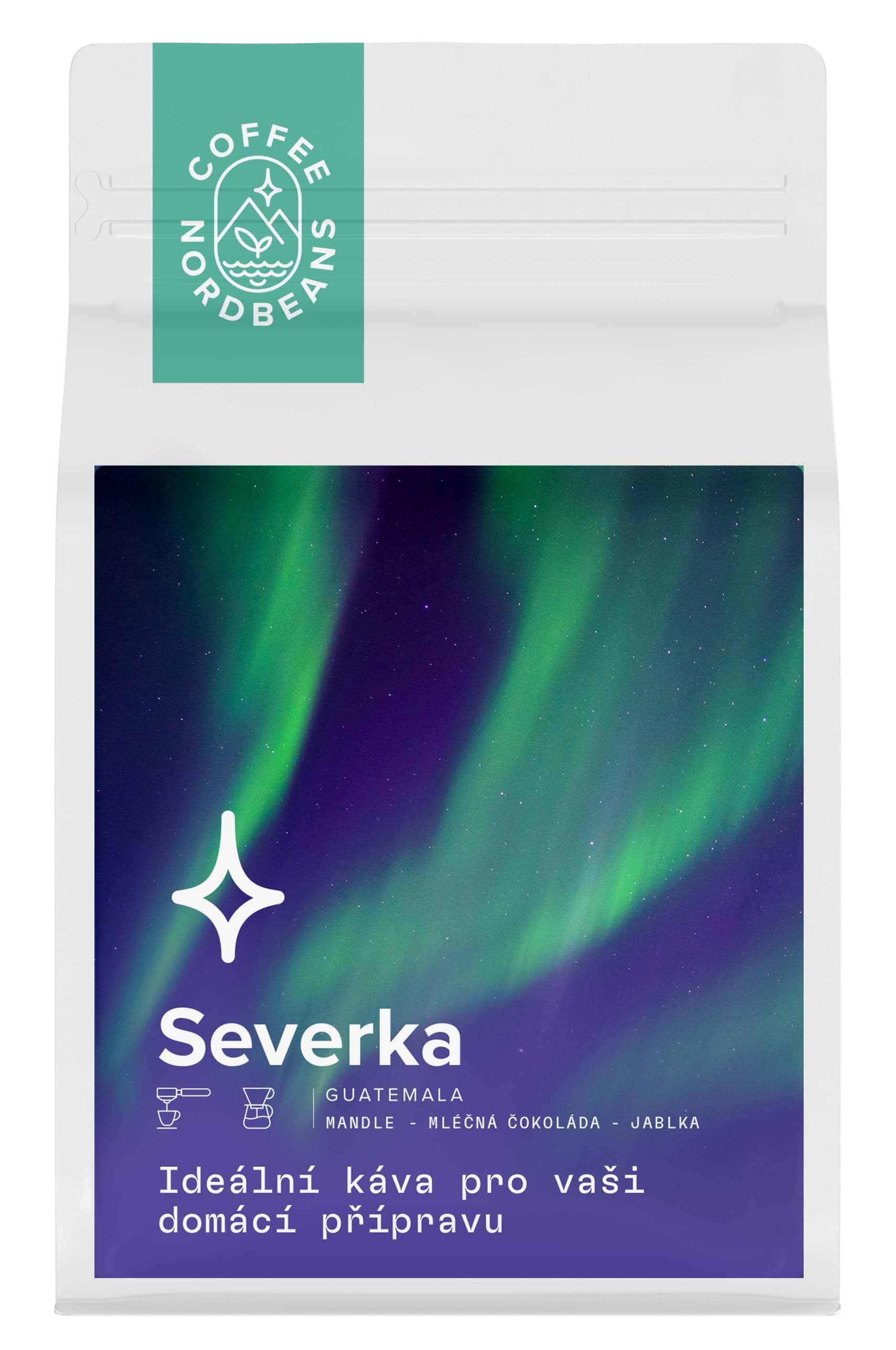Nordbeans Guatemala Severka filtr/espresso zrnková káva