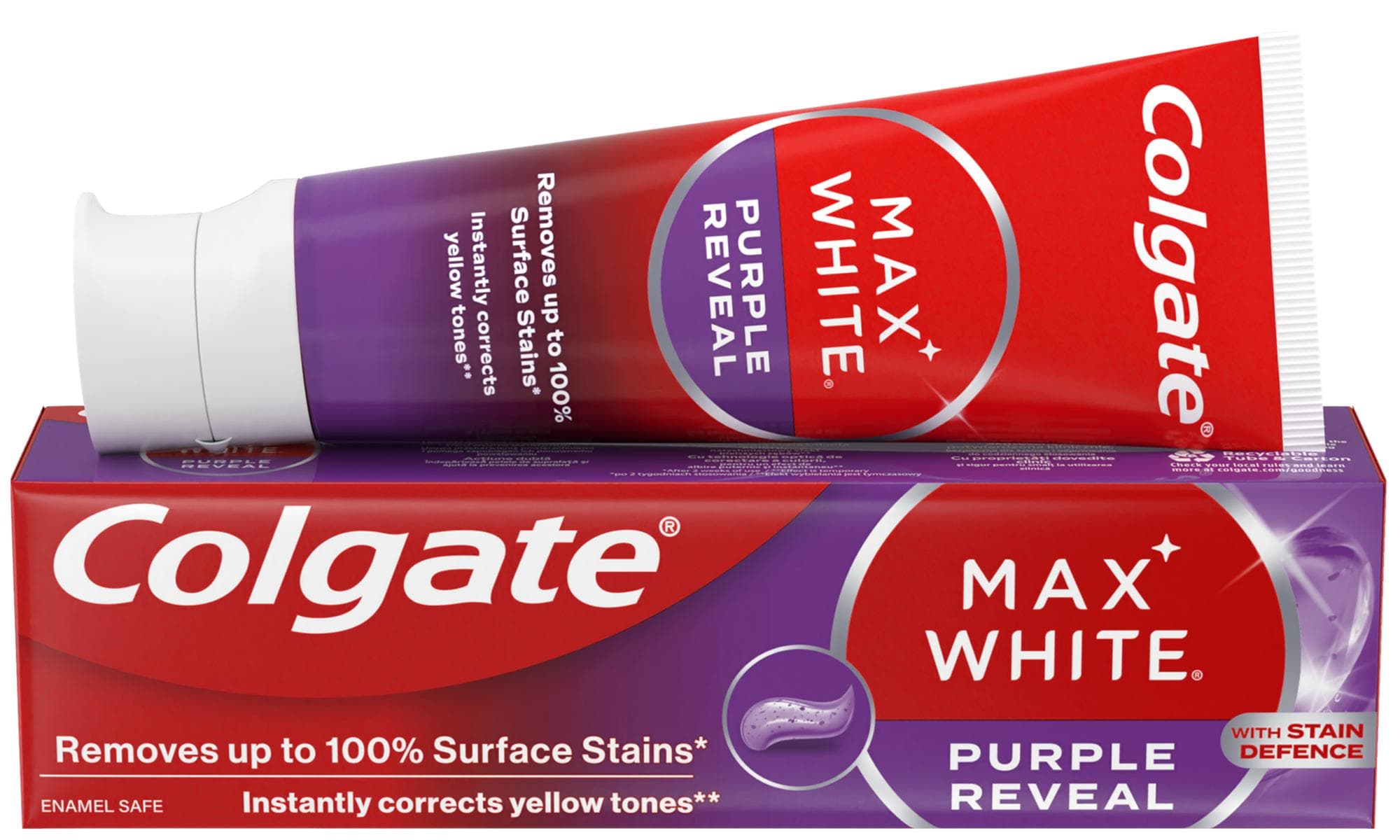 Colgate Max White Purple Reveal zubní pasta