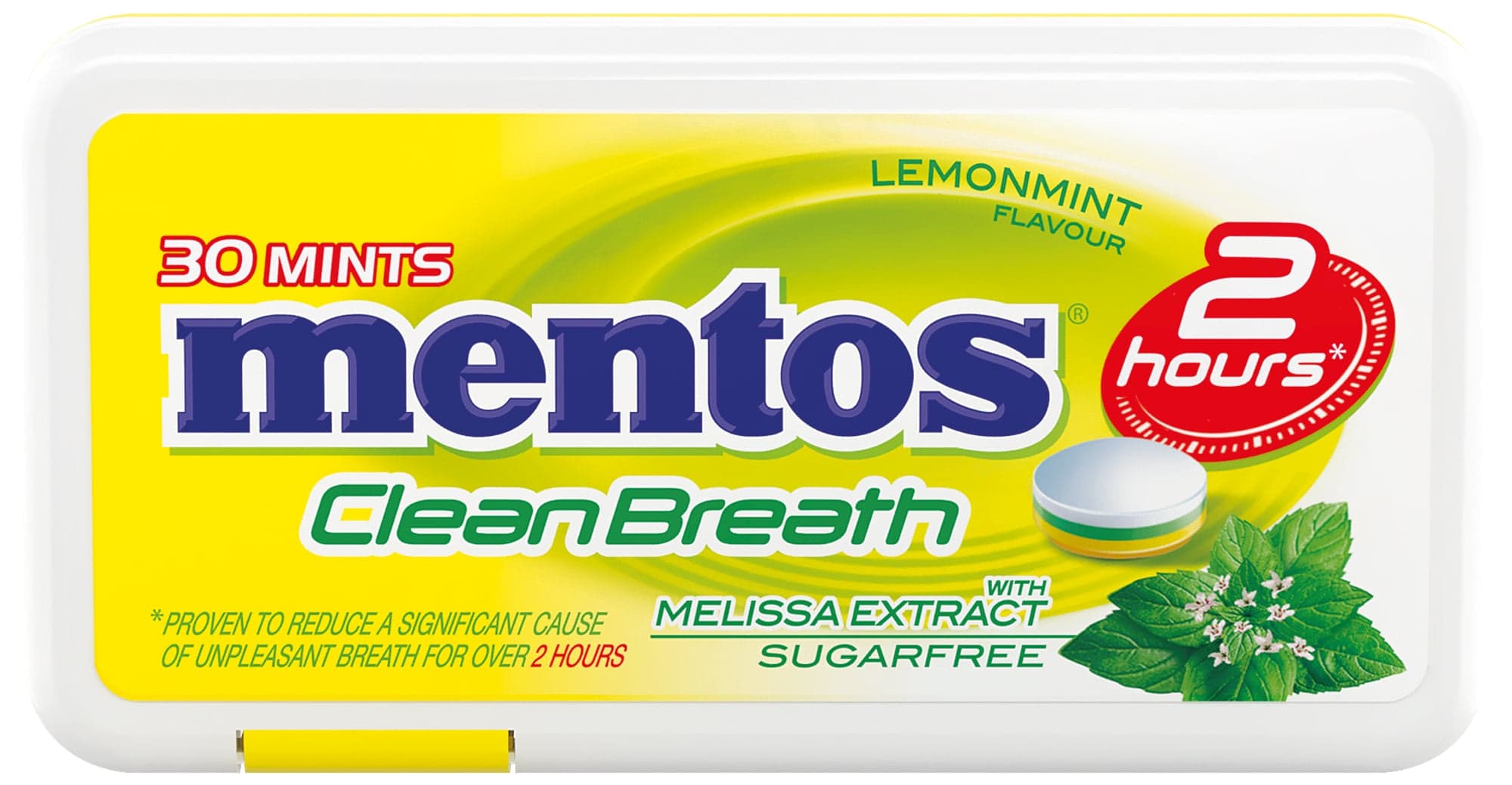 Mentos CleanBreath Lemon Melissa bonbóny
