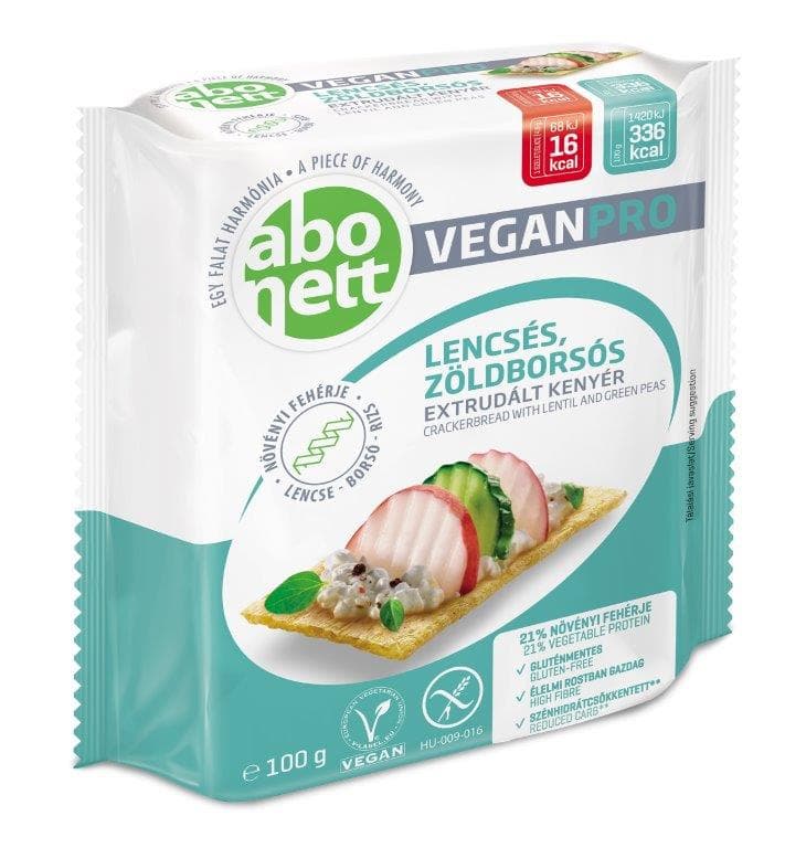 Abonett Chlebík extrudovaný s čočkou a zeleným hráškem vegan