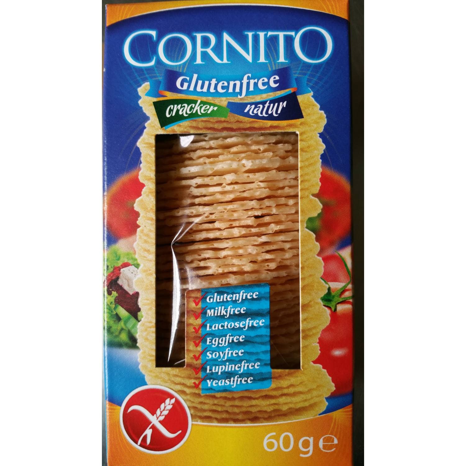 Cornito Bezlepkové krekry natur
