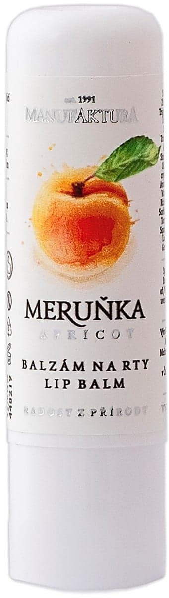 Manufaktura Hydratační & zvětšující balzám na rty Meruňka