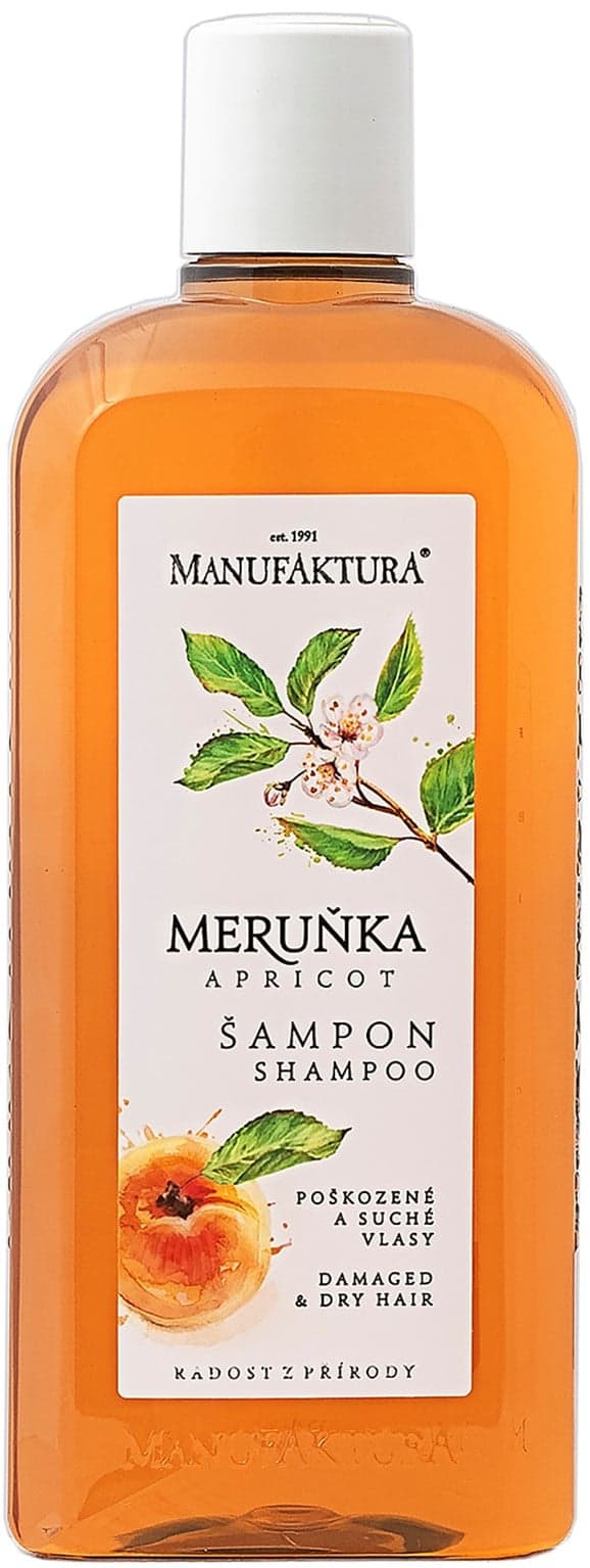 Manufaktura Regenerační šampon na suché a poškozené vlasy Meruňka