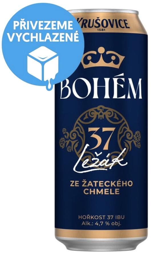 Krušovice Bohém plech