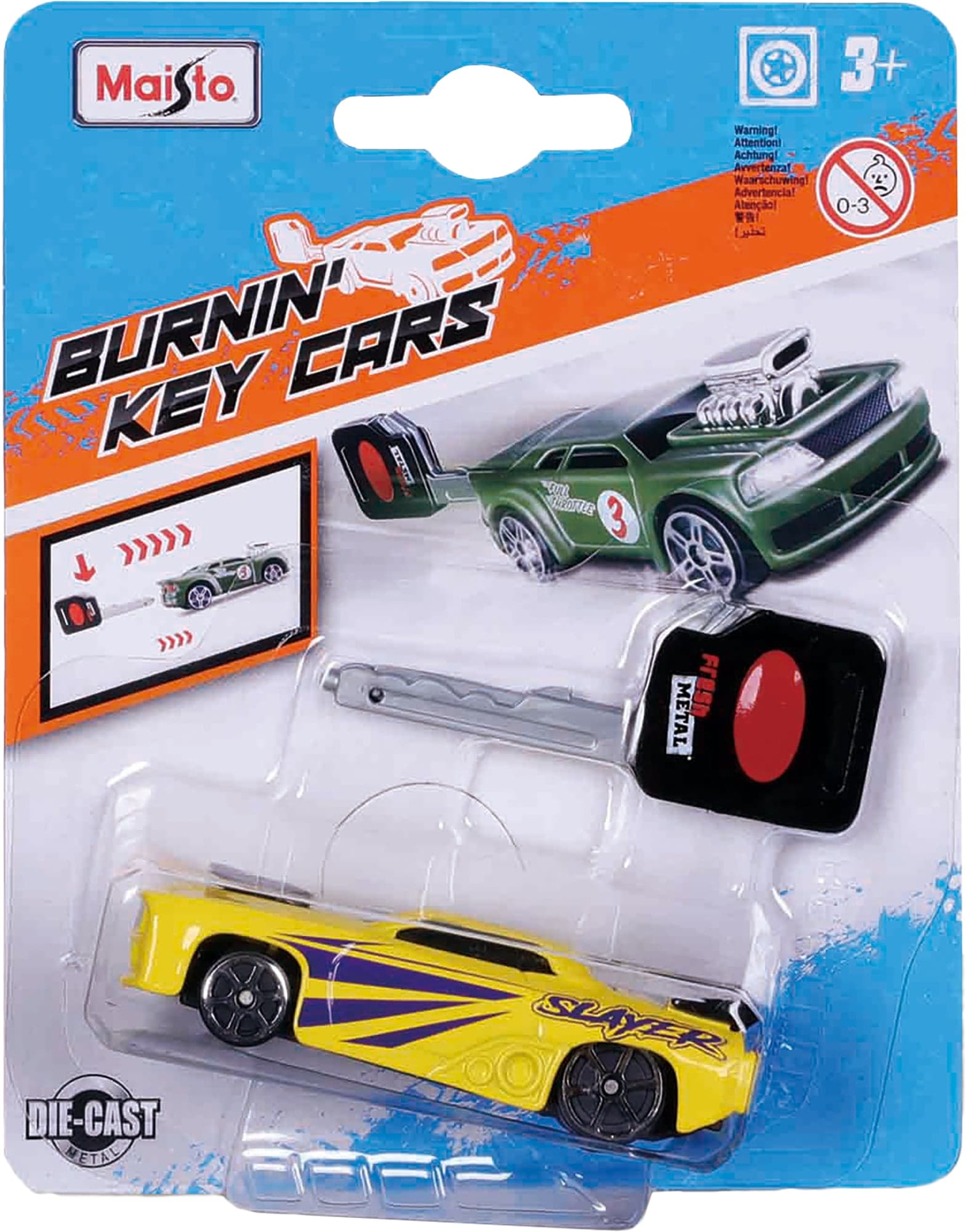 Maisto Burnin' Key Cars model autíčka