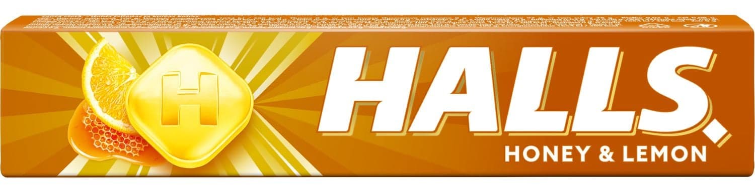 Halls Bonbóny s medem a citronem
