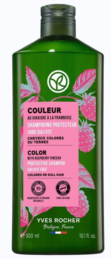 Yves Rocher Color Šampon na barvené vlasy s malinovým octem