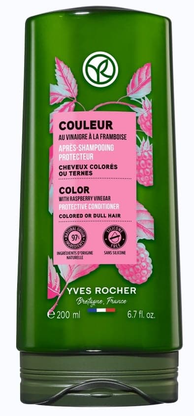 Yves Rocher Color Kondicionér na barvené vlasy s malinovým octem