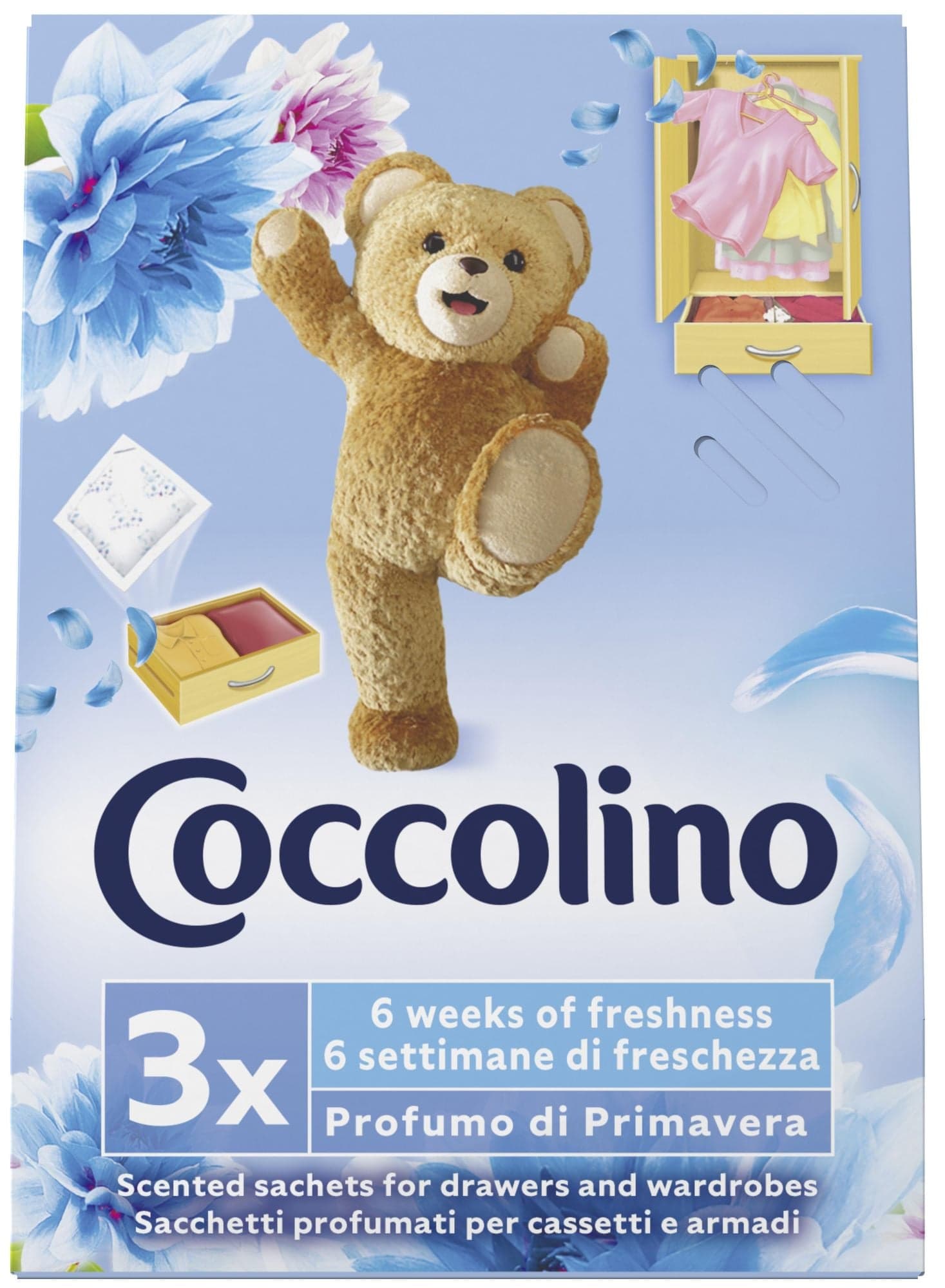 Coccolino Primavera vonné sáčky do šatníku