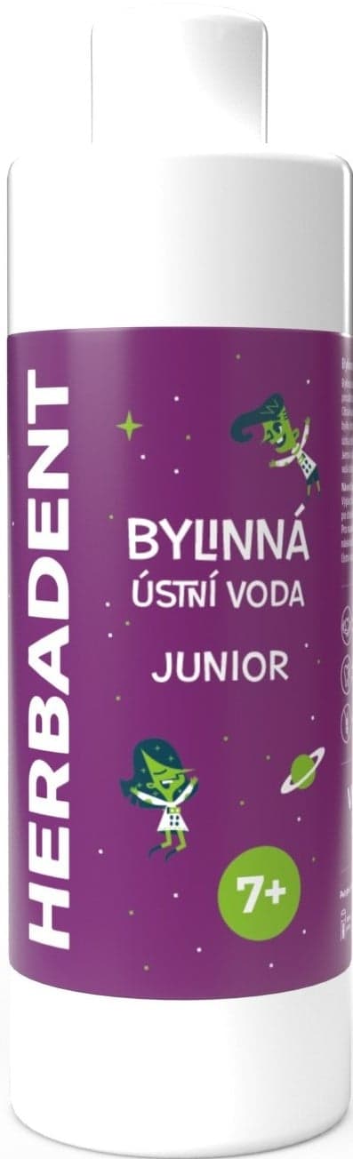 Herbadent Junior Bylinná ústní voda spearmint 7+