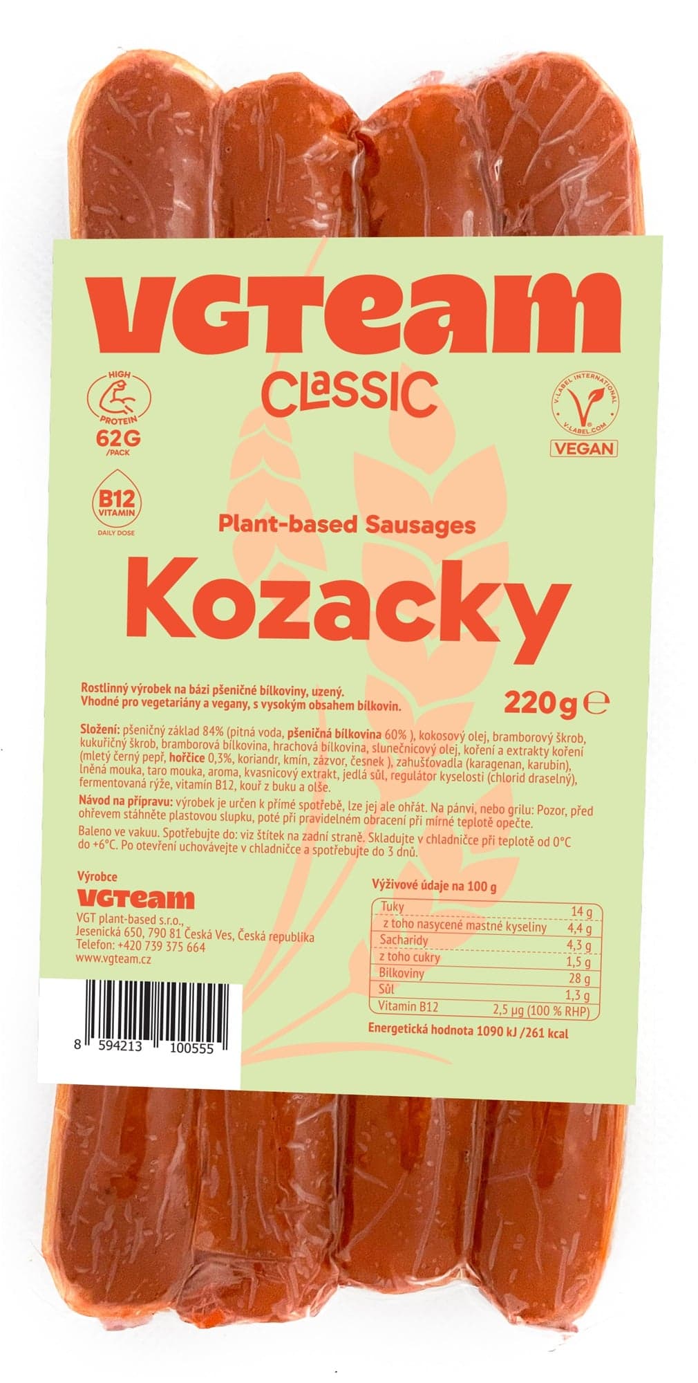 VGTeam Vegesausages Kozácké