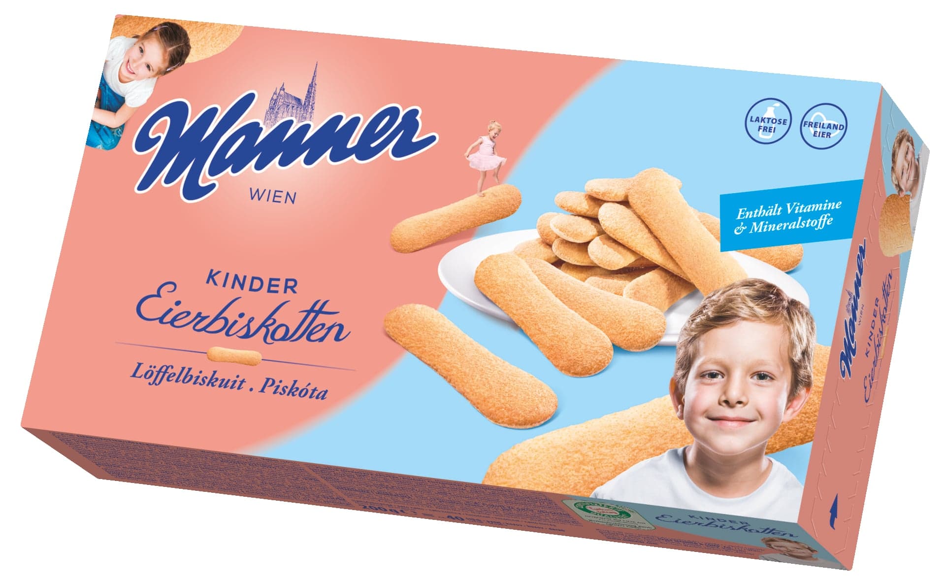 Manner Kinder Eierbiskotten dětské piškoty