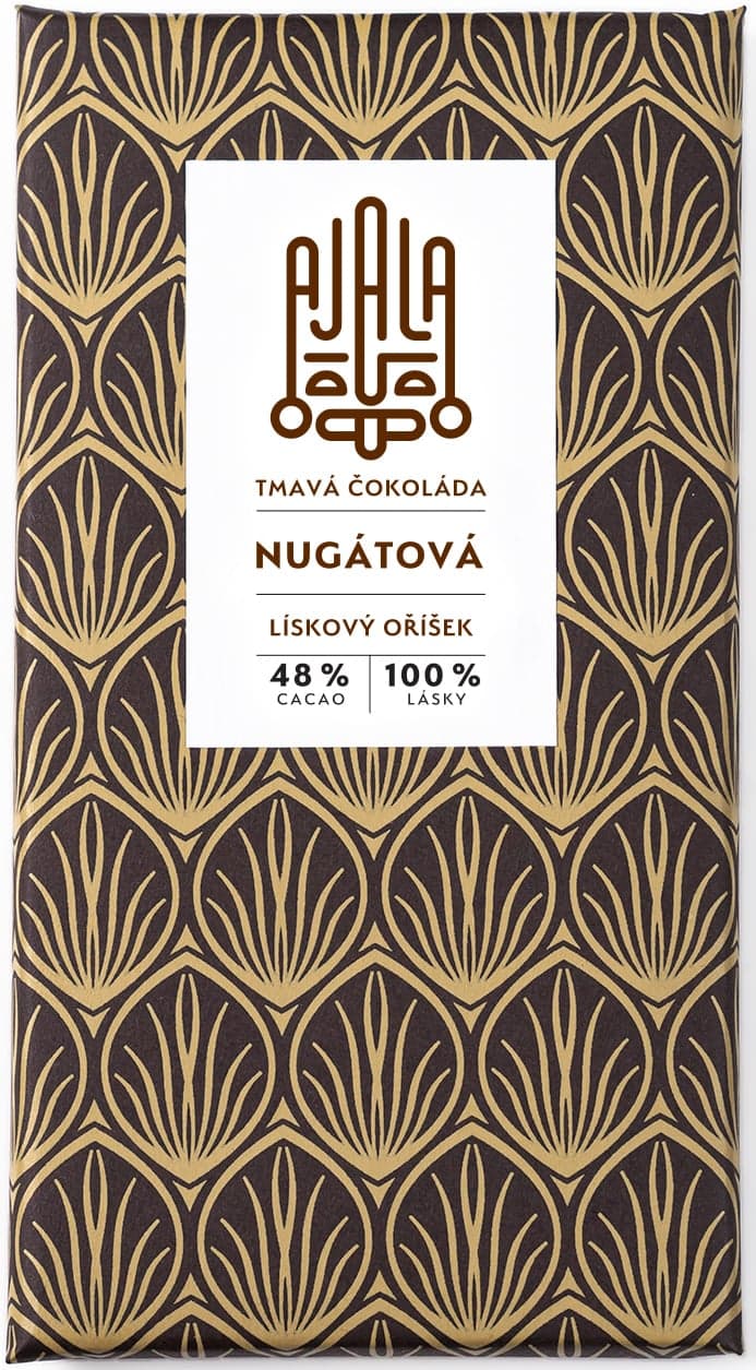 Ajala Čokoláda nugátová s lískovým oříškem