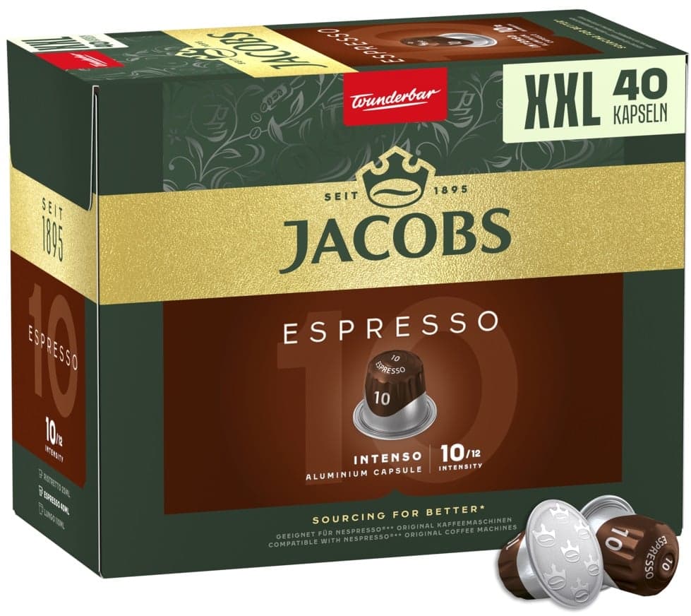 Jacobs Espresso kávové kapsle XXL balení