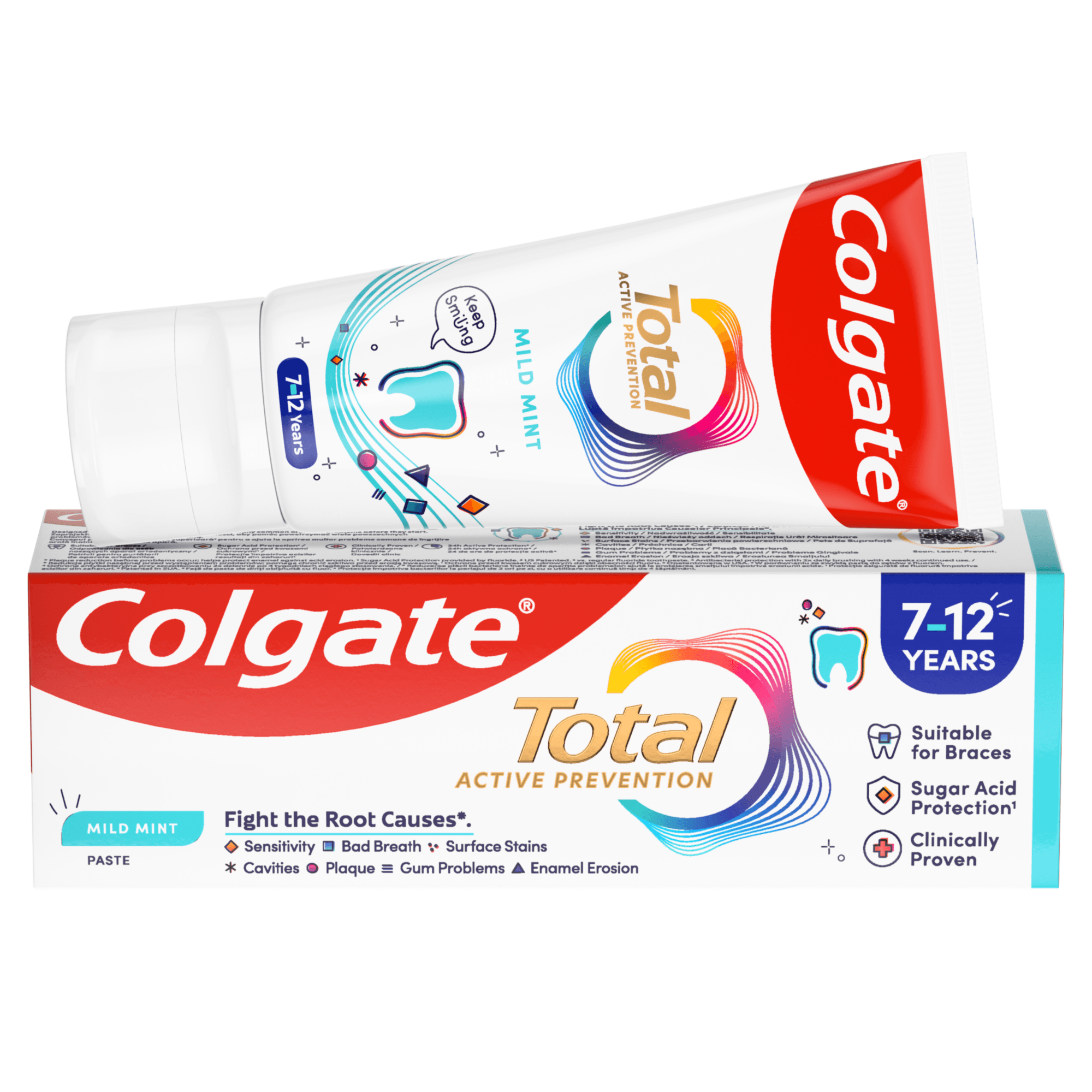Colgate Total Junior dětská zubní pasta pro děti ve věku 7–12 let